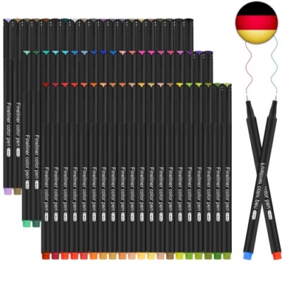 Fineliner Stifte, Funnasting 60 Farben Fineliner Set, 0,4mm Bullet Journal
