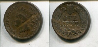 USA 1866 - 1 Cent in Kupfer, ss/vz - INDIAN HEAD - Erhaltung!
