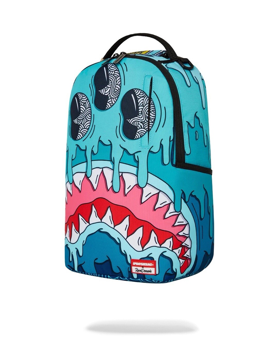 SPRAYGROUND JORGE RODRIGUEZ THE ARTIST COLLAB DRIPS SHARKS