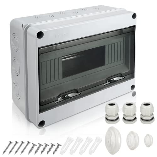 Scatola di Derivazione, 12 Moduli IP65 Quadro Elettrico Esterno Elettrica (a2a)