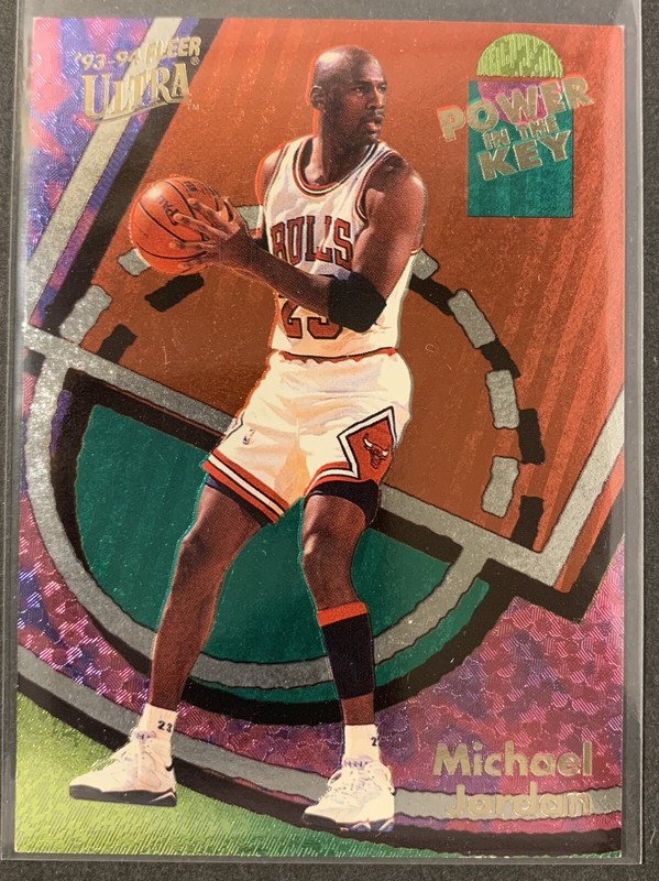 Michael Jordan Power in the Key - Michael Jordan Cards