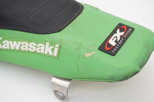 2007 KX250F Complete Seat Assembly Black Green Cover Kawasaki KX450 06-07 - Picture 6 of 16