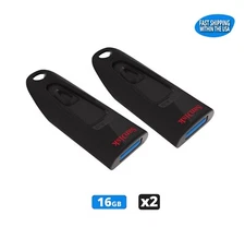 Sandisk Ultra 16GB USB 3.0 Flash Drive Thumb Drive Pen Drive (2 Pack)