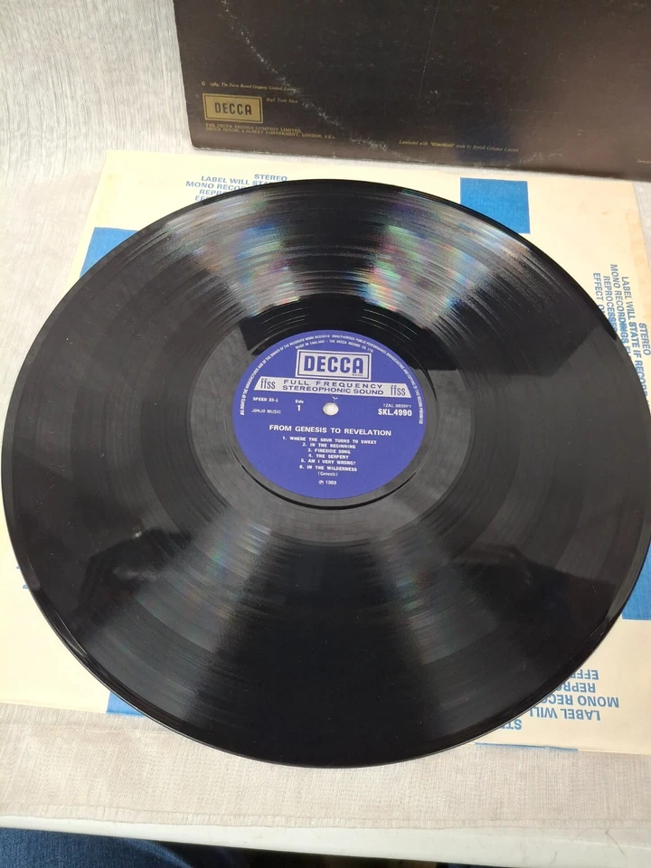 Genesis "From Genesis To Revelation" Vinyl LP DECCA SKL4990 UK - Vinyl EX - Image 4 of 4