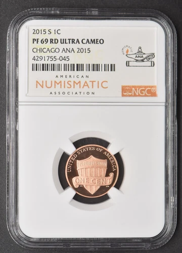 2015-S Lincoln Cent - NGC PF69 RD Ultra Cameo Chicago ANA - ✪COINGIANTS✪