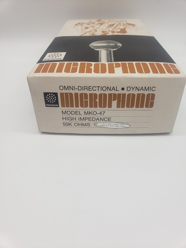 NEW! NOS! Fanon Omni-Directional High Impedance Dynamic Microphone Kit MKO-47 - Picture 2 of 7