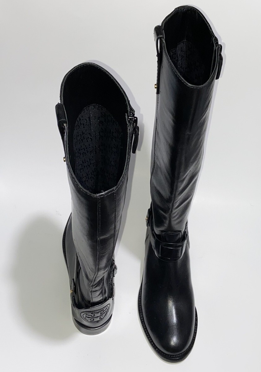 Tory Burch Womens Colton Leather Riding Tall Knee-High Boots Shoes
