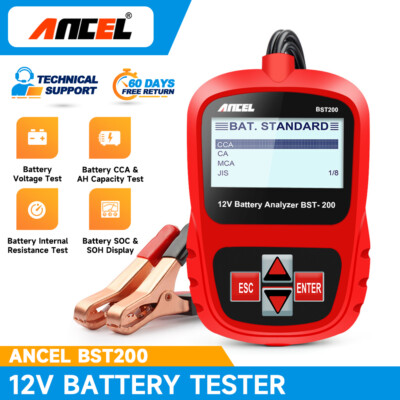 Ancel BST200 Auto 12V Battery Load Tester 100-1100 CCA Charging Analyzer Tool