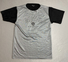 Vintage Woodson Raiders Mesh Jersey T Shirt Size Large Made in USA
