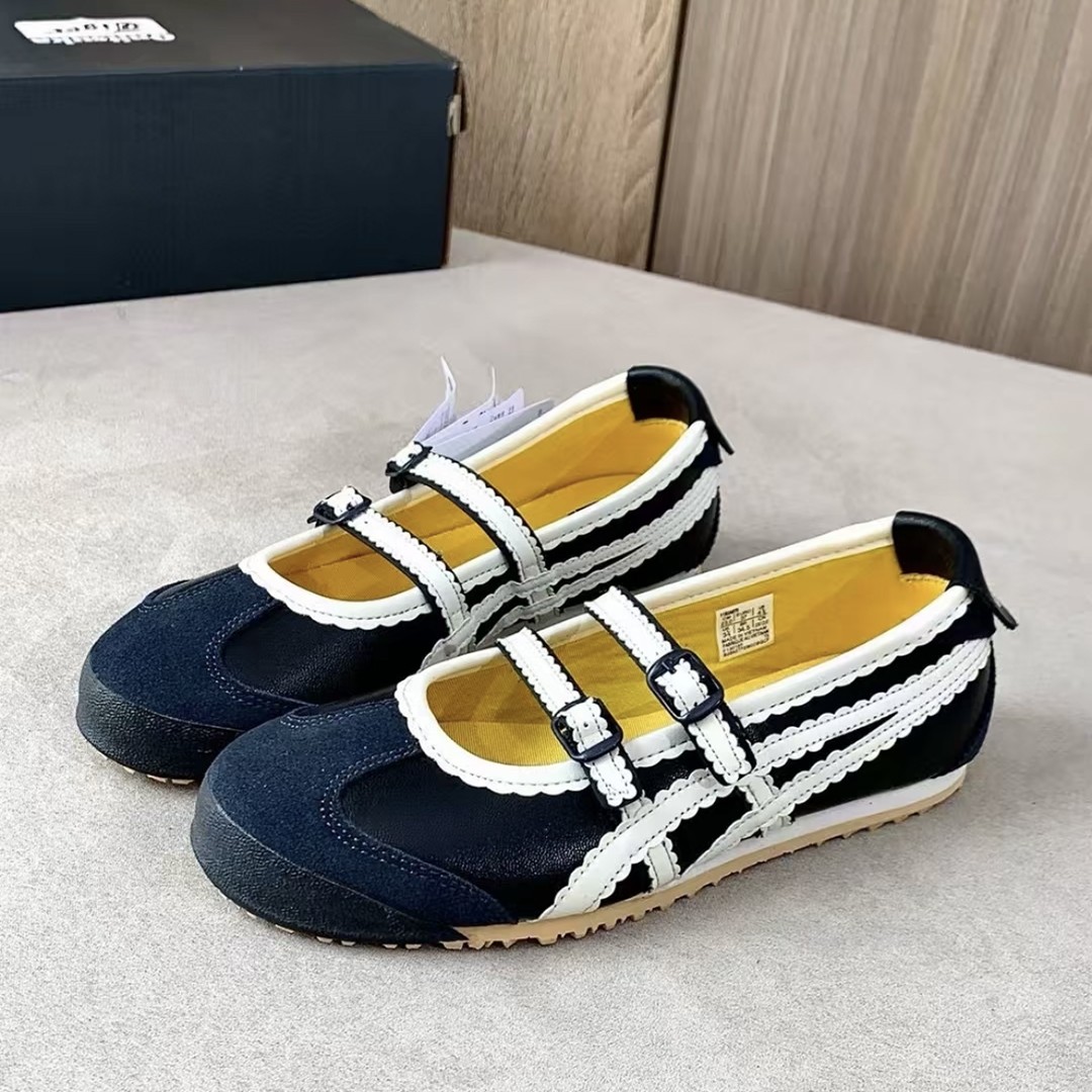 2025 Patou x Onitsuka Tiger Mexico 66 Tgrs Black Cream Ballet