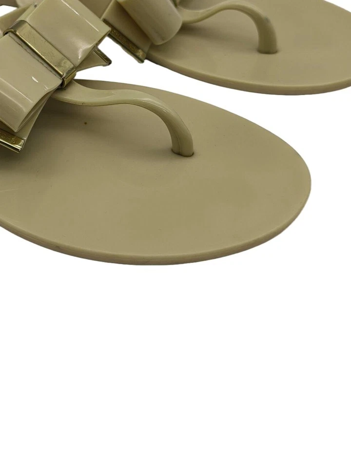 MICHAEL KORS Tong Dames Sandales T EU 38 crème style décontracté - Photo 3/4