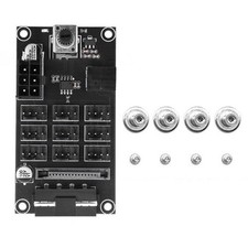 Für PC Gehäuse 9-Kanal Lüfter Hub unterstützt 4-Draht Lüfter Fan Controller Modul