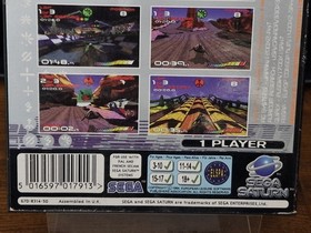 WIPEOUT Sega Saturn Complete PAL Racing Game With Acrylic Case