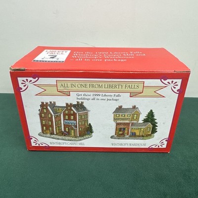 Liberty Falls Winthrop's Carpet Mill & Warehouse HSE7A & B in box 1999