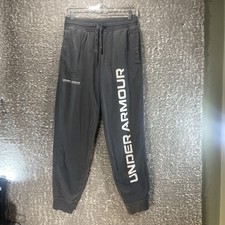 Under Armour UA Rival Fleece Loose Joggers Men Teen Gray Sweatpants Tapered M