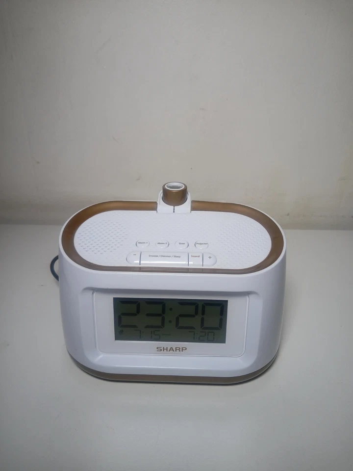 Sharp Projection Alarm Clock SPC585 Soothing Nature Sleep Sounds Dual Power NOB - Image 3 of 4