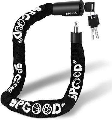 3Key Bike Chain Lock 90cm Anti Theft Security Lock Waterproof Cover for Bicycle