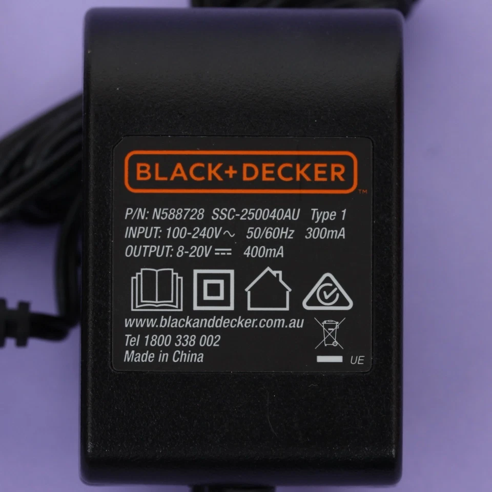 Genuine Black + Decker Vacuum Cleaner PSU Charger N588728 SSC-250040AU - image 3 of 4