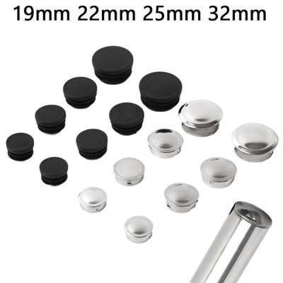 Plastic/Stainless Round End Cap For Tubing Pipe Inserts Bungs Feet Blanking Plug