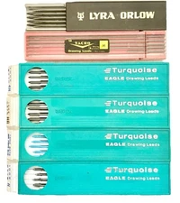 VTG Berol Leads, Tacro Leads, & Lyra Orlow Leads Drawing Drafting 43 Total Leads