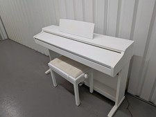 Kawai KDP75 digital piano and stool in satin white finish stock #26409