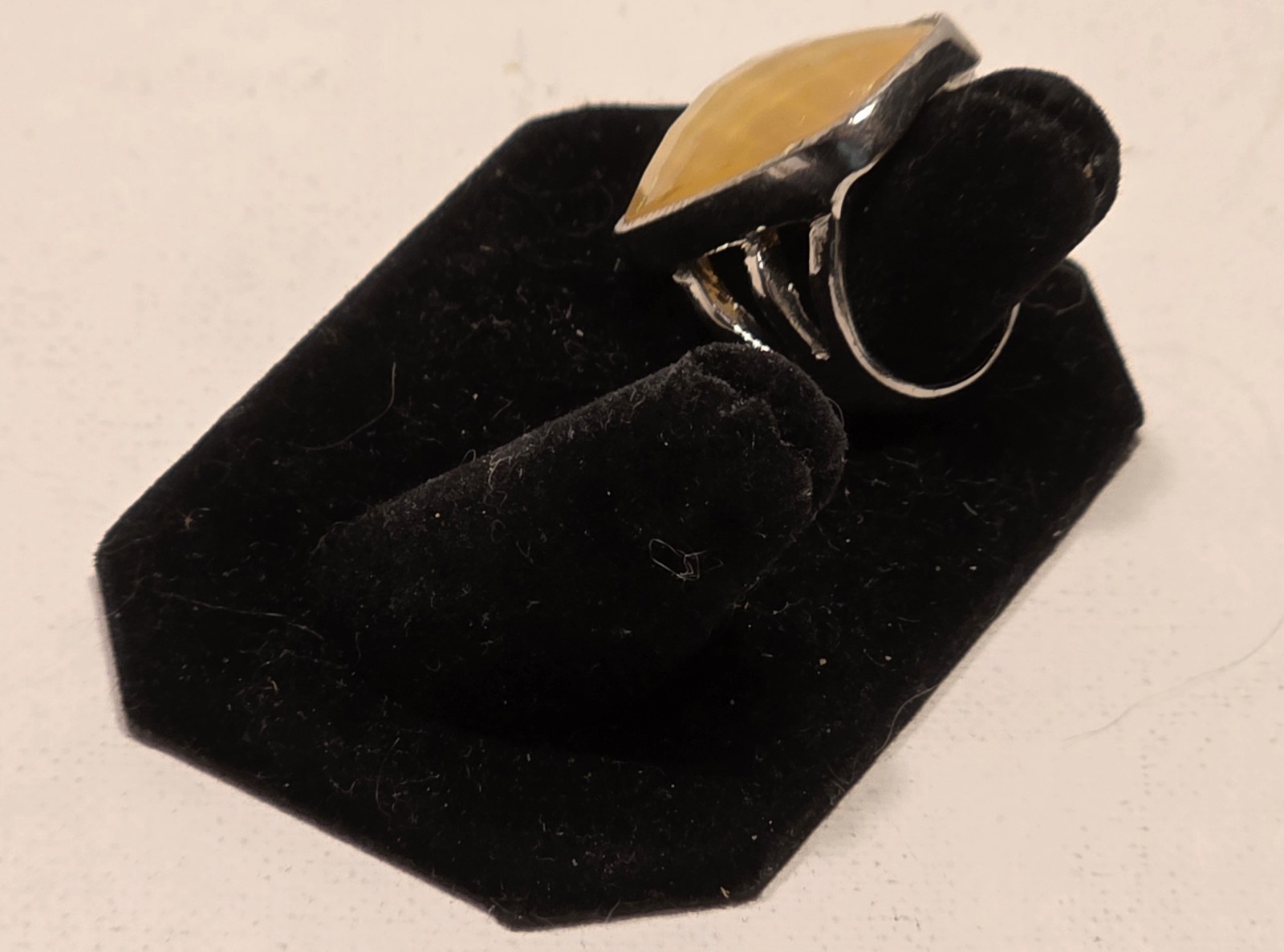 Rounded Rectangular Butterscotch Sparkle Colored … - image 2