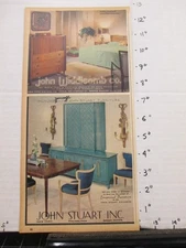 newspaper ad 1959 JOHN Stuart John Widdicomb furniture household blue chest