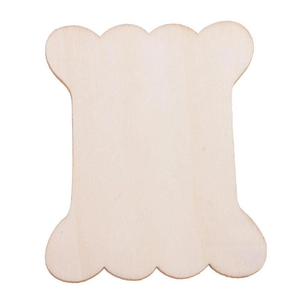 10pcs Ribbon Thread Linen Twine Reel Organizer Wood DIY - Image 4 of 4