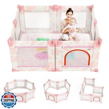 Tiny Marvels Baby Playpen, 50 x 50 in Play Pen for Babies and Toddlers, Folda