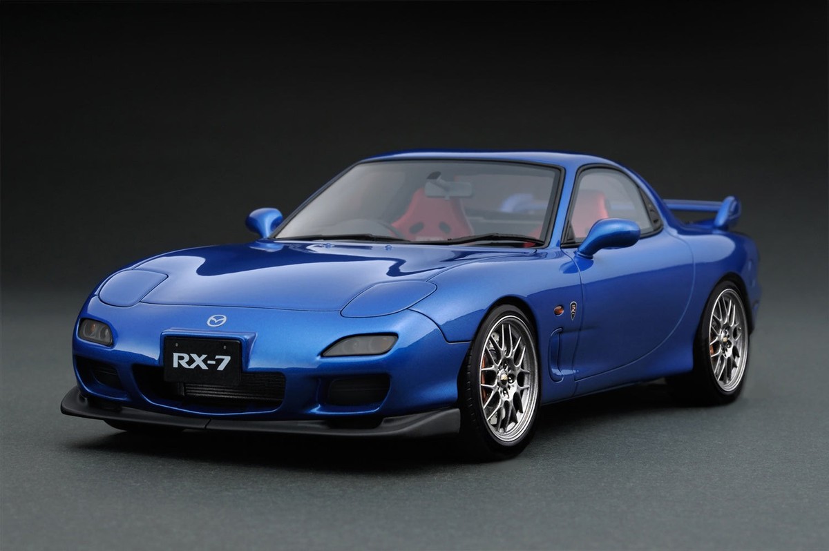 ignition model IG3607 1/18 MAZDA RX-7 FD3S Spirit R Type A Blue