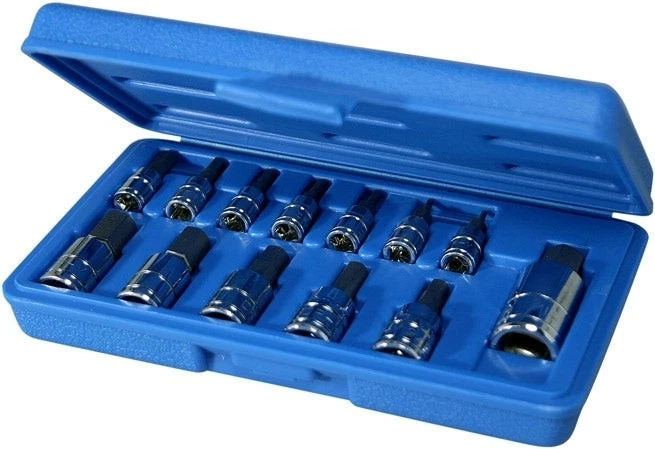 SAE Hex Bit Socket Set 13-Piece Set S2 Steel - Image 2 of 4