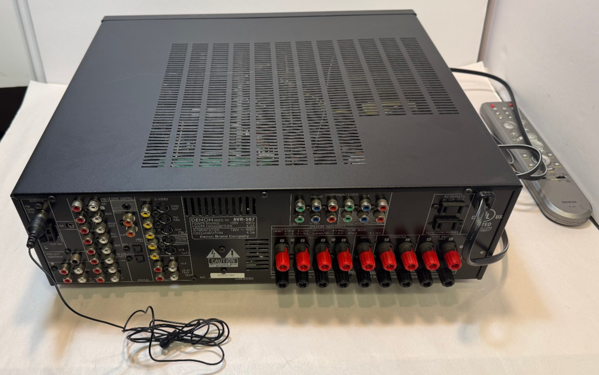 Denon AVR 587 7.1 Channel 770 Watt Receiver for sale online | eBay