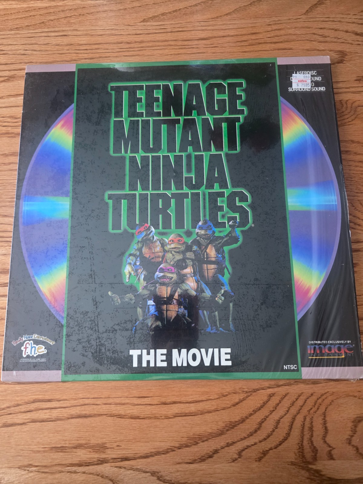 Teenage Mutant Ninja Turtles The Movie 1990 Laserdisc LD PG New Line Cinema