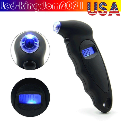 #ad Digital Tire Air Pressure Gauge Meter Tester Bike Car Truck LCD Display 150 PSI $5.89