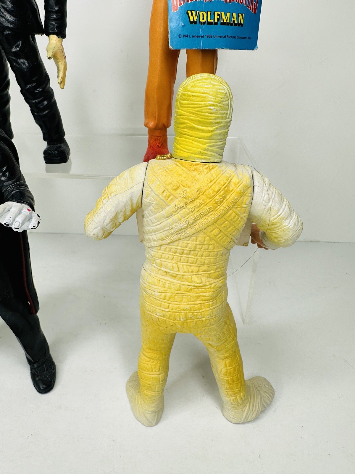 Vintage Imperial Universal Classic 8” Movie Monsters Set Of 4 figures 1986