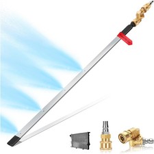 New 24''Portable Radiator Cleaning Wand,Pressure Washer  24inches, Silver