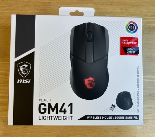 MSI Clutch GM41 Lightweight Wireless Gaming Mouse