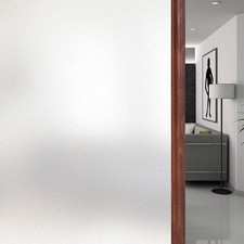 WPCTEV Window Privacy Film Frosted Glass Static Cling UV Sun Blocking Heat Co...
