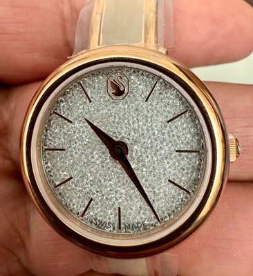 Swarovski Crystalline Bangle Watch Rose Gold 5689324 Swiss Made NEW Box Papers