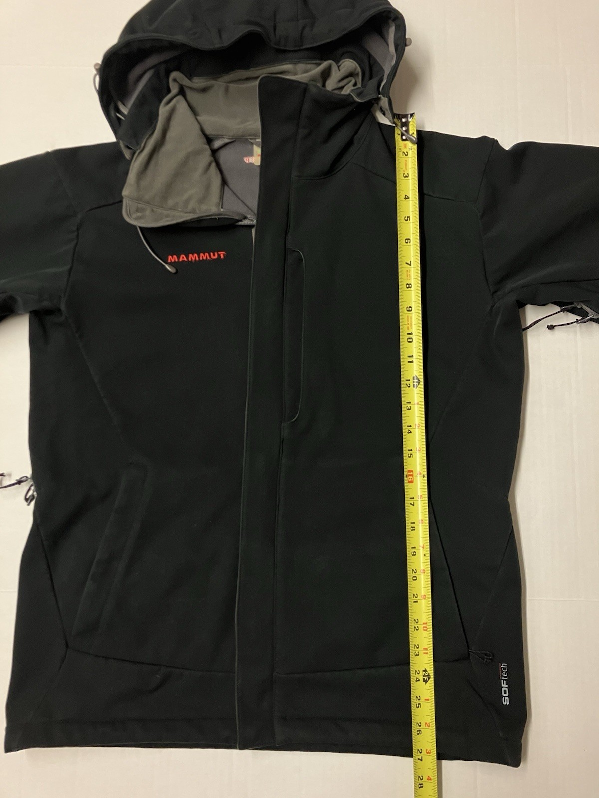 Mammut Softech Softshell Black Jacket Mens Size M… - image 4