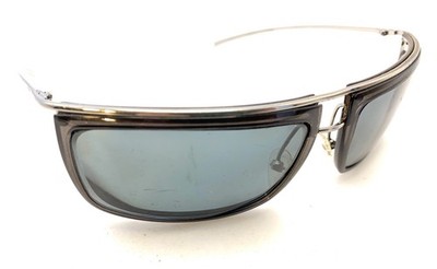 Gucci GG 1761/S LS8 Black Silver Rectangle Wrap Sunglasses Frames 62-17 115