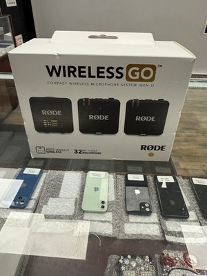 Rode Wireless GO Gen 3 32-bit Float Gain Assist USB-C iPhone/iPad Black