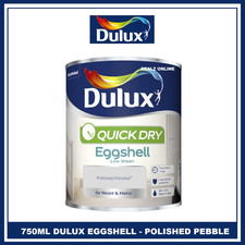 Dulux Quick Dry Polished Pebble 750ML Eggshell Paint Interior Wood Metal