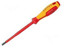 98 20 40 Schraubendreher Isoliert Flach 4X0,8Mm L.Klingen: 100Mm 1Kvac Knipex