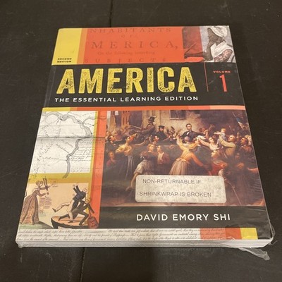 America: The Essential Learning Edition - paperback, 9780393643008, David E Shi
