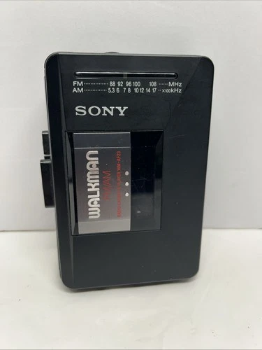 Sony Walkman WM-AF23 AM/FM Cassette Player *New Belts* * Works* *Cleaned*