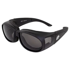 Birdz Eyewear Swallow Photochromic Over The Glasses Motorcycle Goggles Black