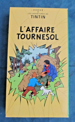 Vintage 1992 Les Adventures De Tintin, L'Affaire Tournesol VHS tape