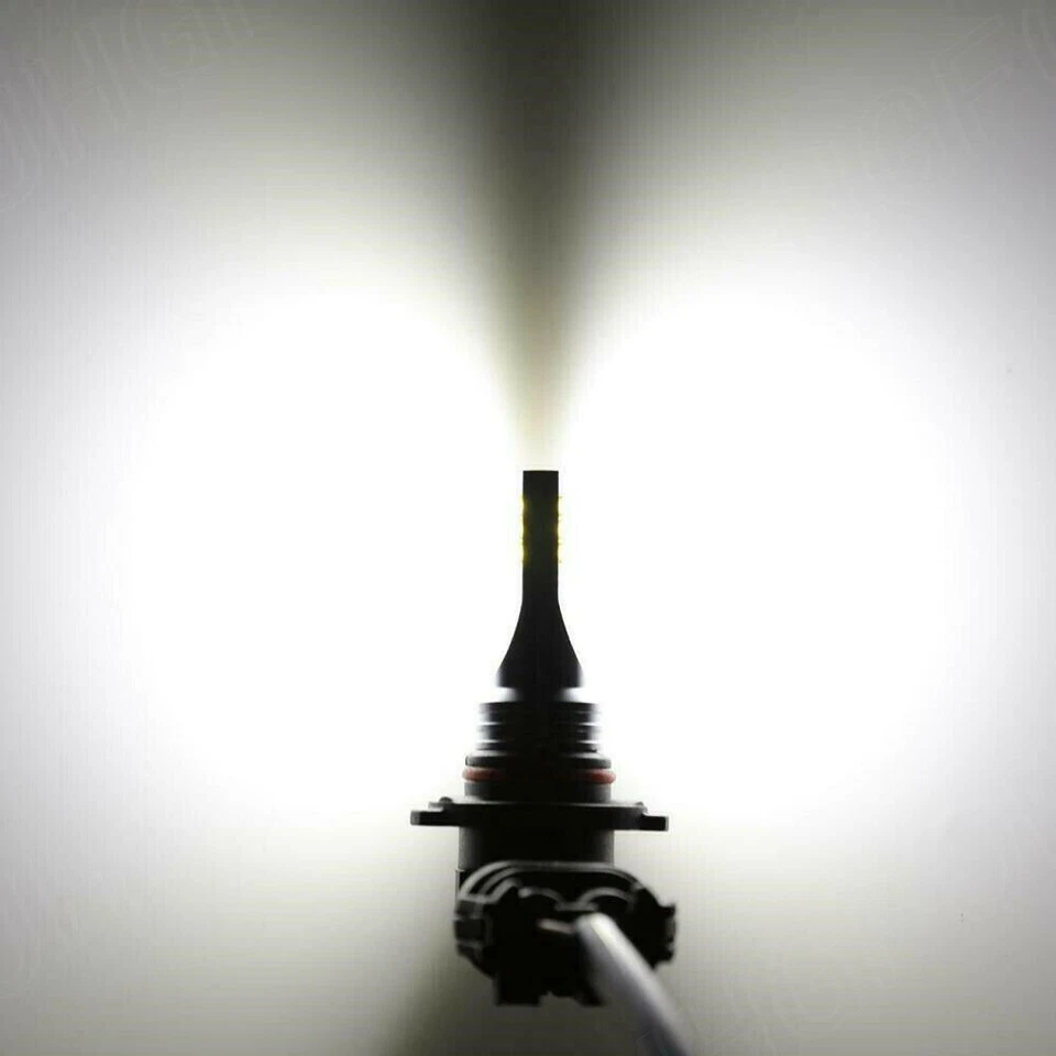 Par de bombillas antiniebla LED H10 9145 9140 blancas 6000K súper brillantes 100W Foto 2 de 4