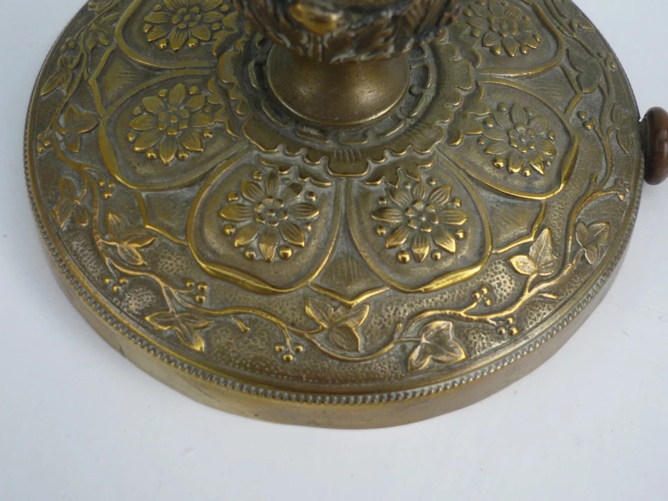 Pied de lampe ancien de style Napoléon III – début XXe 20e - Photo 3/4